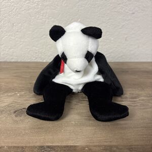 Ty Beanie Baby  Fourtune Panda Bear 1998 Stuffed Toy